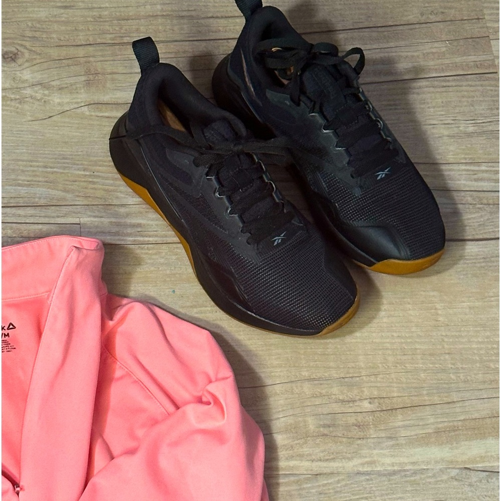 3 Piece LOT | Reebok Top. Reebok Shoes. Reebok Hat. Super Cute and Fun. Size - Picture 5 of 14